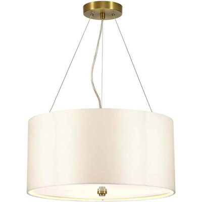 Elstead Lighting, Pendelleuchte, Pearce Hängeleuchte E27 3-fach 45cm Gealtertes Messing Elfenbein (E27) Elstead Lighting, Pendelleuchte, Pearce Hängeleuchte E27 3-fach 45cm Gealtertes Messing Elfenbein (E27)