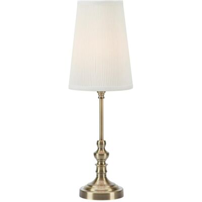 Markslöjd, Tischlampe, NOBLE Table 1L 56cm Offwhite/Antique Brass (E27) Markslöjd, Tischlampe, NOBLE Table 1L 56cm Offwhite/Antique Brass (E27)