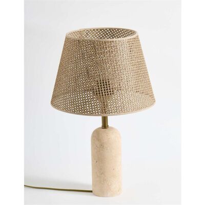 Opviq, Tischlampe, Solara Woven Traverten Table Lamp (E27) Opviq, Tischlampe, Solara Woven Traverten Table Lamp (E27)