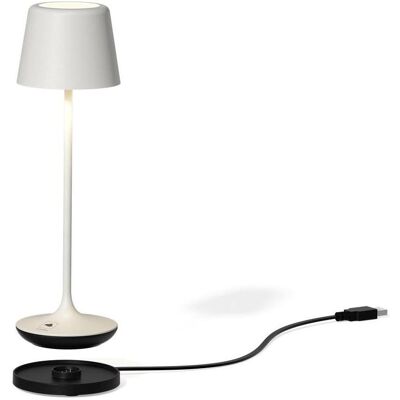 Leonardo, Tischlampe, Bari Akku Tischleuchte Weiss RGB 76041 Leonardo, Tischlampe, Bari Akku Tischleuchte Weiss RGB 76041