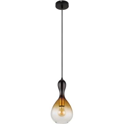 Globo, Pendelleuchte, Hängeleuchte Metall Schwarz Matt, 1xe27 (E27) Globo, Pendelleuchte, Hängeleuchte Metall Schwarz Matt, 1xe27 (E27)