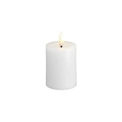 Lumarko, Nachtlicht, LED pillar candle - Melted Classic white - 49x75 mm Lumarko, Nachtlicht, LED pillar candle - Melted Classic white - 49x75 mm