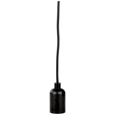 Müller Licht, Pendelleuchte, Leuchte E27-Fassung abgependelt, Aluminium schwarz 404099 (E27) Müller Licht, Pendelleuchte, Leuchte E27-Fassung abgependelt, Aluminium schwarz 404099 (E27)