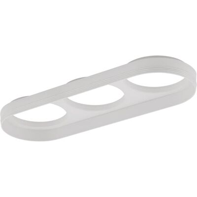 EGLO, Beleuchtung Zubehör, 60364 NON82/3 Einputzrahmen 3 Weiss EGLO, Beleuchtung Zubehör, 60364 NON82/3 Einputzrahmen 3 Weiss