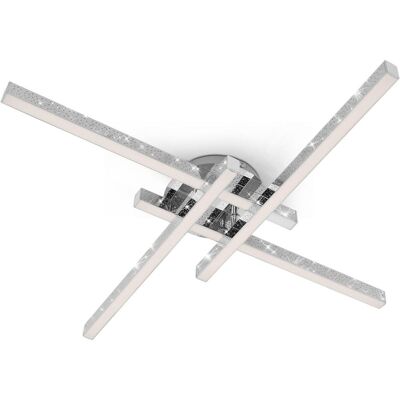 Briloner, Deckenleuchte, LED Wand- und Deckenleuchte, chrom, LED/21W (2400 lm) Briloner, Deckenleuchte, LED Wand- und Deckenleuchte, chrom, LED/21W (2400 lm)