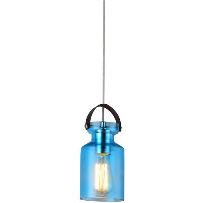 Platinet, Deckenleuchte, Pendant light PENDANT LAMP ZEFIR P161051 E27 GLASS BLUE 12x20 (44018) (E27) Platinet, Deckenleuchte, Pendant light PENDANT LAMP ZEFIR P161051 E27 GLASS BLUE 12x20 (44018) (E27)