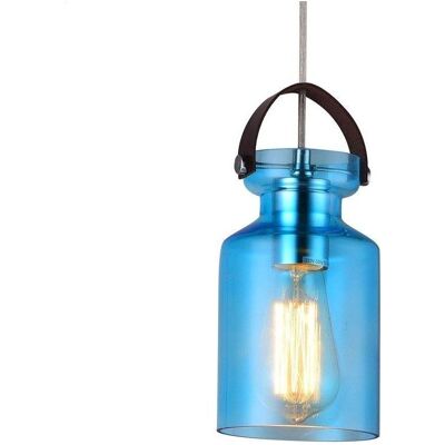 Platinet, Deckenleuchte, Pendant light PENDANT LAMP ZEFIR P161051 E27 GLASS BLUE 12x20 (44018) (E27) Platinet, Deckenleuchte, Pendant light PENDANT LAMP ZEFIR P161051 E27 GLASS BLUE 12x20 (44018) (E27)