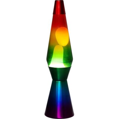 i-Total, Tischlampe, Lavalampe Regenbogen i-Total, Tischlampe, Lavalampe Regenbogen