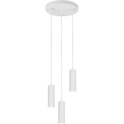 Trio, Pendelleuchte, 367730331 Soka GU10 Pendelleuchte 3-fach ⌀28cm Weiss Matt (GU10) Trio, Pendelleuchte, 367730331 Soka GU10 Pendelleuchte 3-fach ⌀28cm Weiss Matt (GU10)