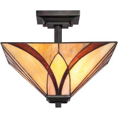 Elstead Lighting, Deckenleuchte, Asheville Deckenleuchte E27 2-fach 31cm Valiant Bronze (E27) Elstead Lighting, Deckenleuchte, Asheville Deckenleuchte E27 2-fach 31cm Valiant Bronze (E27)