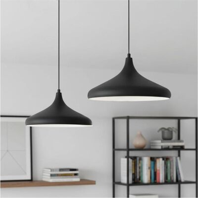 Bamyum, Pendelleuchte, Champion Pendelleuchte Schwarz x2 Flamme (E27) Bamyum, Pendelleuchte, Champion Pendelleuchte Schwarz x2 Flamme (E27)