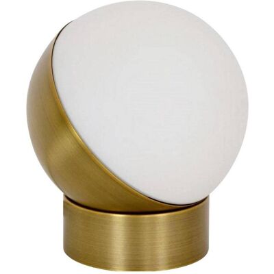 Beacon Lighting Mikoh Glas-Messing-Tischlampe - Tischlampe Beacon Lighting Mikoh Glas-Messing-Tischlampe - Tischlampe