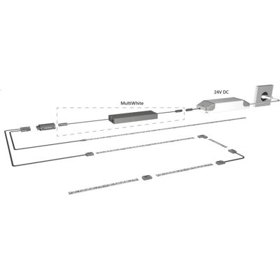 Halemeier, LED Streifen, LED Bänder Versa Inside 1200 / 24 V MultiWhite (Weiss, 5000 cm, Indoor) Halemeier, LED Streifen, LED Bänder Versa Inside 1200 / 24 V MultiWhite (Weiss, 5000 cm, Indoor)