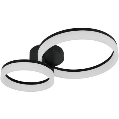 Reality, Deckenleuchte, LED-Deckenleuchte Scope R63601232, 22W, 3000K, 2800lm, warmweiss, IP20, schwarz (2800 lm) Reality, Deckenleuchte, LED-Deckenleuchte Scope R63601232, 22W, 3000K, 2800lm, warmweiss, IP20, schwarz (2800 lm)