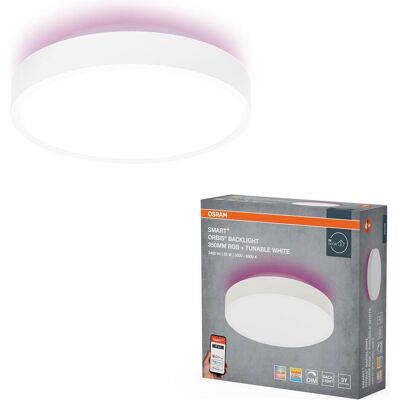 Osram, Deckenleuchte, SMART+ Wifi Orbis Backlight White 350mm TW (2400 lm) Osram, Deckenleuchte, SMART+ Wifi Orbis Backlight White 350mm TW (2400 lm)
