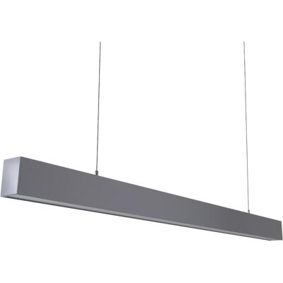 Luxula, Pendelleuchte, LED Tresenleuchte, 120 cm, grau (4000 lm) Luxula, Pendelleuchte, LED Tresenleuchte, 120 cm, grau (4000 lm)