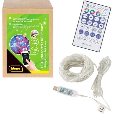 Idena 100er Smart LED Lichterkette - Innen, 12m Idena 100er Smart LED Lichterkette - Innen, 12m