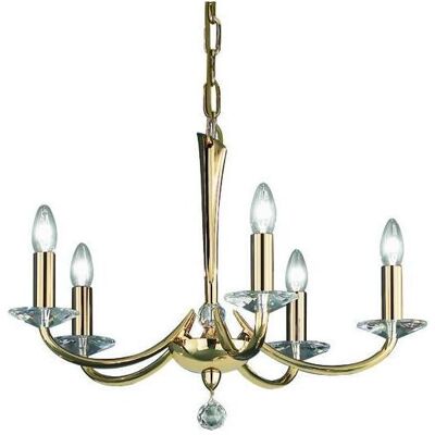 Brumberg Bahia 859015 - Gold - E14 - 5x - Pendant light Brumberg Bahia 859015 - Gold - E14 - 5x - Pendant light