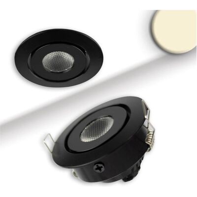 ISOLED MiniAMP LED Einbauleuchte - Dimmbar, Warmweiß 3000K, 3W, 12V, Kabel 100cm ISOLED MiniAMP LED Einbauleuchte - Dimmbar, Warmweiß 3000K, 3W, 12V, Kabel 100cm