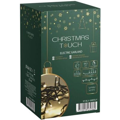Christmas To, Lichterkette, Garland of light bulbs Christmas Touch, 12 m, warm white (12 m) Christmas To, Lichterkette, Garland of light bulbs Christmas Touch, 12 m, warm white (12 m)