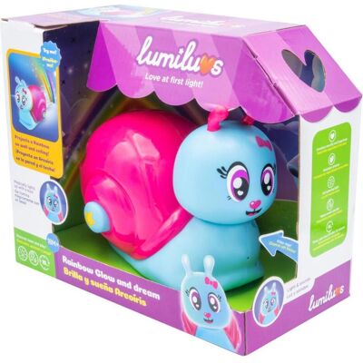 Joy Toy, Nachtlicht, Lumiluvs Schnecke Nachtlicht Mit Projektion In Regenbogenfarben Und Sound Joy Toy, Nachtlicht, Lumiluvs Schnecke Nachtlicht Mit Projektion In Regenbogenfarben Und Sound