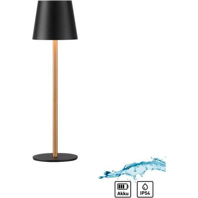 Just Light, Tischlampe, EURIA LED AKKU-Tischleuchte Warmweiss Dimmbar 2,5W schwarz/messing IP54 19250-68 Just Light, Tischlampe, EURIA LED AKKU-Tischleuchte Warmweiss Dimmbar 2,5W schwarz/messing IP54 19250-68