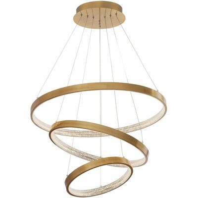 Nova Luce, Pendelleuchte, PRESTON LED Pendelleuchte Gold 112W Warmweiss 150x80cm dimmbar 9862853 (4731 lm) Nova Luce, Pendelleuchte, PRESTON LED Pendelleuchte Gold 112W Warmweiss 150x80cm dimmbar 9862853 (4731 lm)