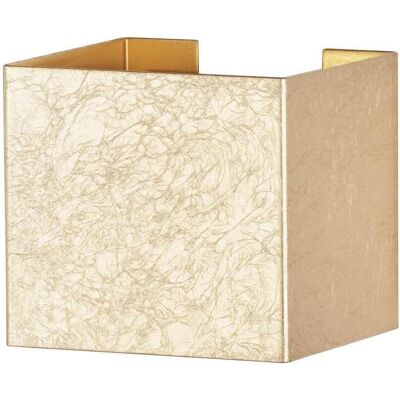 Fischer & Honsel, Deckenleuchte, Honsel Wall LED Wandleuchte 2-fach 5,3W warmweiss blattgold IP44 30489 Fischer & Honsel, Deckenleuchte, Honsel Wall LED Wandleuchte 2-fach 5,3W warmweiss blattgold IP44 30489