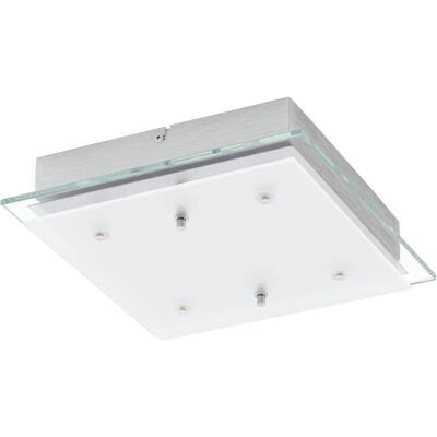 EGLO, Deckenleuchte, 93888 Fres 2 LED Wandleuchte / Deckenleuchte 4x5.4W Stahl chrom klar weiss EGLO, Deckenleuchte, 93888 Fres 2 LED Wandleuchte / Deckenleuchte 4x5.4W Stahl chrom klar weiss