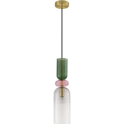 NOVA LUCE MURANO Hängeleuchte Grün - 198cm, E14, Handgefertigt NOVA LUCE MURANO Hängeleuchte Grün - 198cm, E14, Handgefertigt