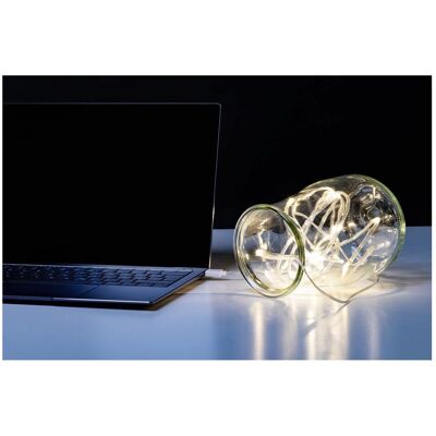 Hama LED Streifen, USB-LED-Lichterkette, Warmweiss, 3 m, 12 Stück im Display (200 cm, Indoor) Hama LED Streifen, USB-LED-Lichterkette, Warmweiss, 3 m, 12 Stück im Display (200 cm, Indoor)