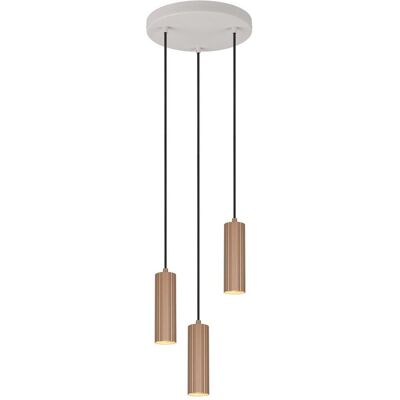 Trio, Pendelleuchte, 367730365 Soka GU10 Pendelleuchte 3-fach ⌀28cm Coffee (GU10) Trio, Pendelleuchte, 367730365 Soka GU10 Pendelleuchte 3-fach ⌀28cm Coffee (GU10)