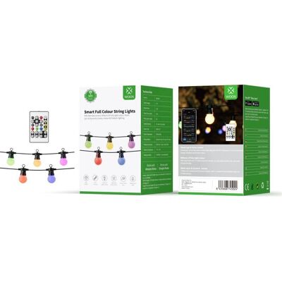 Woox, Lichterkette, R5195 Smart Decoratieve slinger RGB+CCT (9 m) Woox, Lichterkette, R5195 Smart Decoratieve slinger RGB+CCT (9 m)