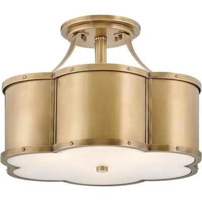 Elstead Lighting, Pendelleuchte, Elstead Chance Deckenleuchte E27 3-fach Heritage Messing (E27) Elstead Lighting, Pendelleuchte, Elstead Chance Deckenleuchte E27 3-fach Heritage Messing (E27)