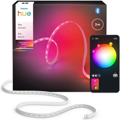 Philips Hue, LED Streifen, Flux Gradient Lightstrip (RGBW, 300 cm, Indoor) Philips Hue, LED Streifen, Flux Gradient Lightstrip (RGBW, 300 cm, Indoor)
