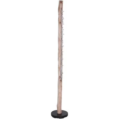 GLOBO Felicitas Stehlampe - Dimmbare, Holz, Kristall, 20W LED, 150cm GLOBO Felicitas Stehlampe - Dimmbare, Holz, Kristall, 20W LED, 150cm