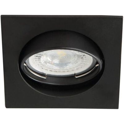 KANLUX - GX5,3 - Quadratischer Einbau-Spotlight - Schwarz KANLUX - GX5,3 - Quadratischer Einbau-Spotlight - Schwarz