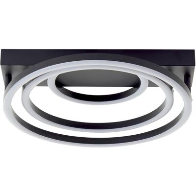 Brilliant, Wandleuchte + Deckenleuchte, Pedley - Plafondlamp - LED 30W - Zwart - 3-step-dimbaar (3800 lm) Brilliant, Wandleuchte + Deckenleuchte, Pedley - Plafondlamp - LED 30W - Zwart - 3-step-dimbaar (3800 lm)