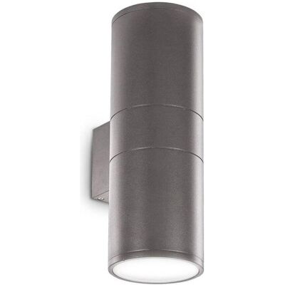 Ideal lux, Gartenbeleuchtung, GUN Wandleuchte E27 2-fach dimmbar Anthrazit IP54 236858 (E27, IP54) Ideal lux, Gartenbeleuchtung, GUN Wandleuchte E27 2-fach dimmbar Anthrazit IP54 236858 (E27, IP54)
