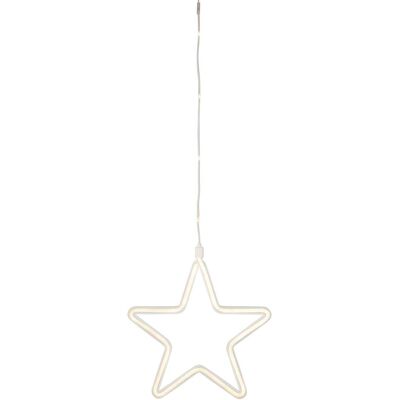 Idena Dekostern LED Dekoleuchte weiß - Weihnachtsdeko Idena Dekostern LED Dekoleuchte weiß - Weihnachtsdeko