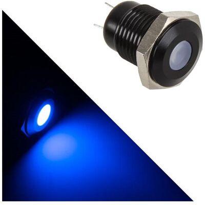 Lamptron Vandalismus-gesicherte LED - blau, schwarze Fassung (Blau), Modding Beleuchtung Lamptron Vandalismus-gesicherte LED - blau, schwarze Fassung (Blau), Modding Beleuchtung