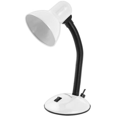 Esperanza, Tischlampe, Tischleuchte ELD107W Schreibtischlampe e27 arcturus weiss (E27) Esperanza, Tischlampe, Tischleuchte ELD107W Schreibtischlampe e27 arcturus weiss (E27)