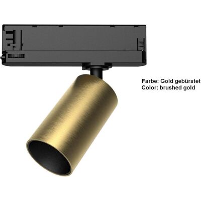 Synergy 21, Beleuchtung Zubehör, LED Track-Serie für Stromschiene VLF-Serie Wechselgehäuse brushed gold Synergy 21, Beleuchtung Zubehör, LED Track-Serie für Stromschiene VLF-Serie Wechselgehäuse brushed gold