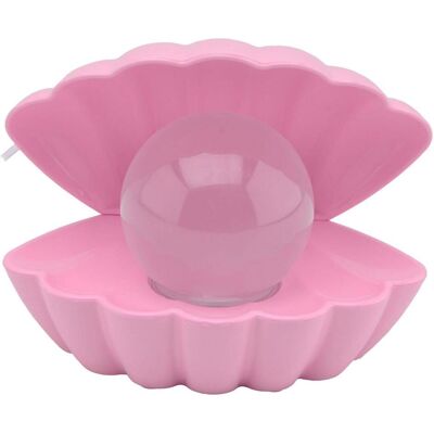Nachtlicht, Pearl Nachtlampe Pink mit USB-Anschluss Nachtlicht, Pearl Nachtlampe Pink mit USB-Anschluss