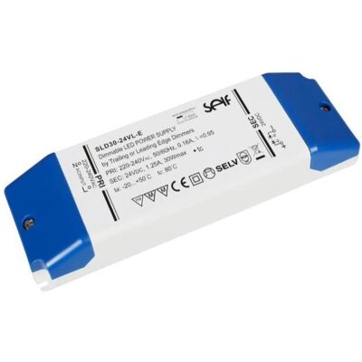 Synergy 21, Beleuchtung Zubehör, Netzteil - 24V 30W SELF IP20 TRIAC dim Synergy 21, Beleuchtung Zubehör, Netzteil - 24V 30W SELF IP20 TRIAC dim