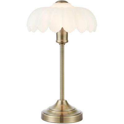 Markslöjd, Tischlampe, KURAGE Table 1L Antique Brass/White (E27) Markslöjd, Tischlampe, KURAGE Table 1L Antique Brass/White (E27)