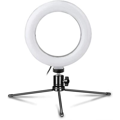 Platinet, Tischlampe, Ringlampe RING LAMP 6 ZOLL MIT A mit Ständer RING LAMP (45608) Platinet, Tischlampe, Ringlampe RING LAMP 6 ZOLL MIT A mit Ständer RING LAMP (45608)
