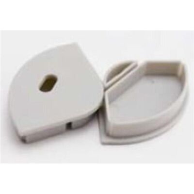 Synergy 21, Beleuchtung Zubehör, LED U-Profil Zubehör ALU016-R Endkappe Synergy 21, Beleuchtung Zubehör, LED U-Profil Zubehör ALU016-R Endkappe