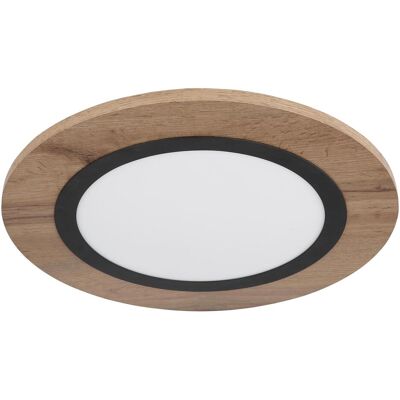 Globo LED Deckenleuchte - 400mm Durchmesser - 3000K - 15W - Schwarz Globo LED Deckenleuchte - 400mm Durchmesser - 3000K - 15W - Schwarz