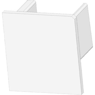 Isoled, Beleuchtung Zubehör, Endkappe EC220 weiss für LED Fliesenprofil UP10 Isoled, Beleuchtung Zubehör, Endkappe EC220 weiss für LED Fliesenprofil UP10